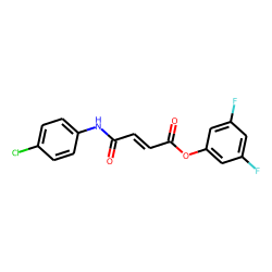 Fumaric acid, monoamide, N-(4-chlorophenyl)-, 3,5-difluorophenyl ester