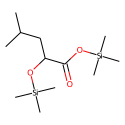 Pentanoic acid, 4-methyl-2-[(trimethylsilyl)oxy]-, trimethylsilyl ester