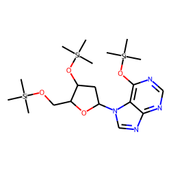 Hypoxanthine deoxyriboside, TMS