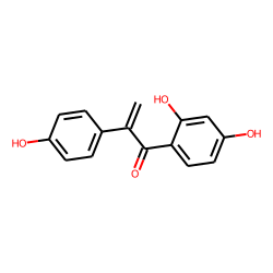 2-dehydro-O -demethylangolensin [ 1 -(2',4"-dihydroxyphenyl)-2-(4"-hydroxyphenyl)-prop-2-en- 1-one]