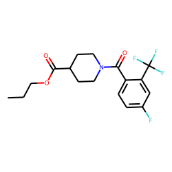 Isonipecotic acid, N-(4-fluoro-2-trifluoromethylbenzoyl)-, propyl ester