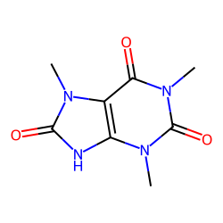 1H-Purine-2,6,8(3H)-trione, 7,9-dihydro-1,3,7-trimethyl-