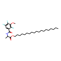 D-Alanine, N-(2,4,5-trifluoro-3-methoxybenzoyl)-, nonadecyl ester