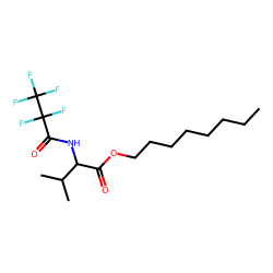 L-Valine, N-pentafluoropropionyl-, octyl ester