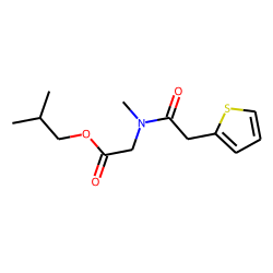 Sarcosine, N-(2-thiophenylacetyl)-, isobutyl ester