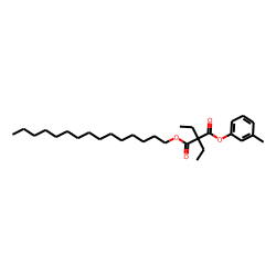 Diethylmalonic acid, 3-methylphenyl pentadecyl ester
