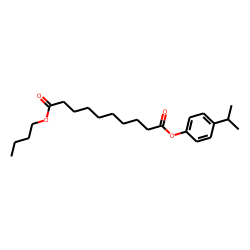 Sebacic acid, butyl 4-isopropylphenyl ester