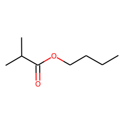 Propanoic acid, 2-methyl-, butyl ester
