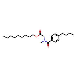 Sarcosine, N-(4-butylbenzoyl)-, nonyl ester