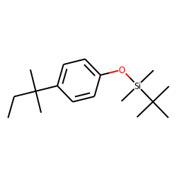 4-(1,1-Dimethylpropyl)phenol, tert-butyldimethylsilyl ether