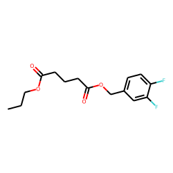 Glutaric acid, 3,4-difluorobenzyl propyl ester