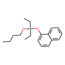 Silane, diethylbutoxy(1-naphthoxy)-