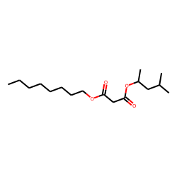 Malonic acid, 4-methylpent-2-yl octyl ester