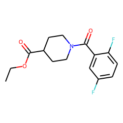 Isonipecotic acid, N-(2,5-difluorobenzoyl)-, ethyl ester