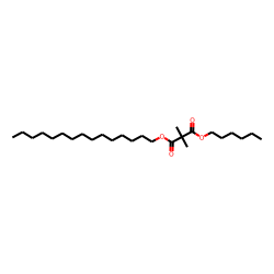 Dimethylmalonic acid, hexyl pentadecyl ester