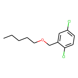 2,5-Dichlorobenzyl alcohol, n-pentyl ether