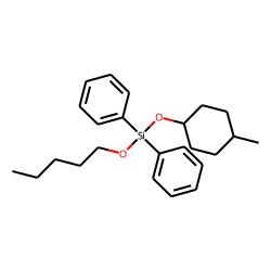 Silane, diphenylpentyloxy(trans-4-methylcyclohexyloxy)-