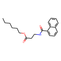 «beta»-Alanine, N-(1-naphthoyl)-, hexyl ester