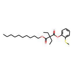 Diethylmalonic acid, decyl 2-methylthiophenyl ester