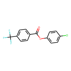 4-Trifluoromethylbenzoic acid, 4-chlorophenyl ester