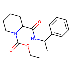 D-Pipecolic acid, N-ethoxycarbonyl, (S)-1-phenylethylamide