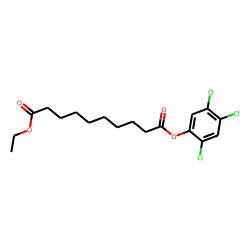 Sebacic acid, ethyl 2,4,5-trichlorophenyl ester
