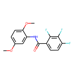 Benzamide, N-(2,5-dimethoxyphenyl)-2,3,4-trifluoro-