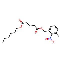 Glutaric acid, hexyl 3-methyl-2-nitrobenzyl ester