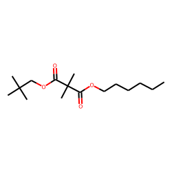 Dimethylmalonic acid, hexyl neopentyl ester