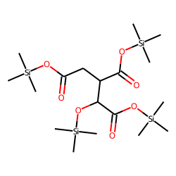 Pentaric acid, 2,3-dideoxy-4-O-(trimethylsilyl)-3-[[(trimethylsilyl)oxy]carbonyl]-, bis(trimethylsilyl) ester