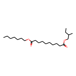 Sebacic acid, heptyl 2-methylbutyl ester