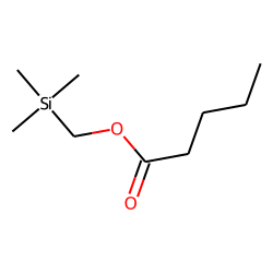 (Trimethylsilyl)methyl pentanoate