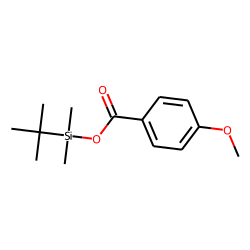 Benzoic acid, 4-methoxy-, tert.-butyldimethylsilyl ester