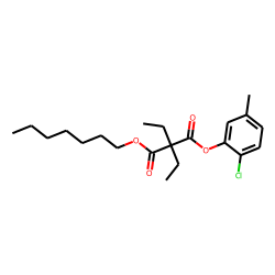 Diethylmalonic acid, 2-chloro-5-methylphenyl heptyl ester