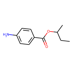 Benzoic acid, 4-amino-, 1-methylpropyl ester
