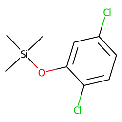Phenol, 2,5-dichloro, TMS