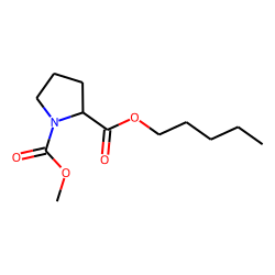 d-Proline, N-methoxycarbonyl-, pentyl ester