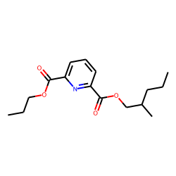 2,6-Pyridinedicarboxylic acid, 2-methylpentyl propyl ester