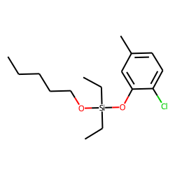 Silane diethyl(2-chloro-5-methylphenoxy)pentyloxy-