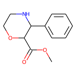 Morpholine-2-carboxylic acid, 3-phenyl, methyl ester, cis