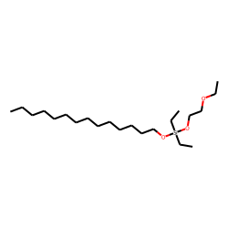 Silane, diethyl(2-ethoxyethyloxy)tetradecyloxy-