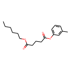 Glutaric acid, hexyl 3-methylphenyl ester