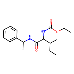 D-Ile, N-ethoxycarbonyl, (S)-1-phenylethylamide