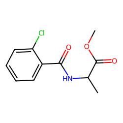 L-Alanine, N-(2-chlorobenzoyl)-, methyl ester