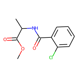 l-Alanine, N-(2-chlorobenzoyl)-, methyl ester