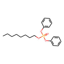 Phosphoric acid, octyl diphenyl ester