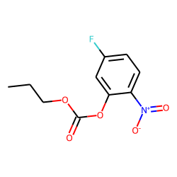 Carbonic acid, propyl 2-nitro-5-fluorophenyl ester