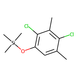 2,4-Dichloro-3,5-dimethylphenol, trimethylsilyl ether
