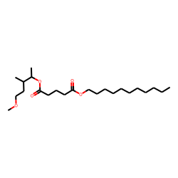 Glutaric acid, 5-methoxy-3-methylpent-2-yl undecyl ester
