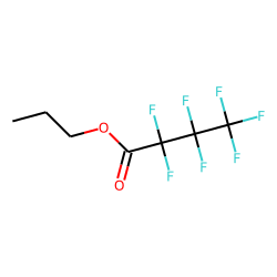 Heptafluorobutyric acid, propyl ester